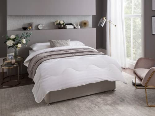 The Fine Bedding Company - Copriletto Boutique In Seta, 13,5 Tog, Per Tutte Le Stagioni, Biancheria Da Letto Di Lusso, Lavabile In Lavatrice, Singolo