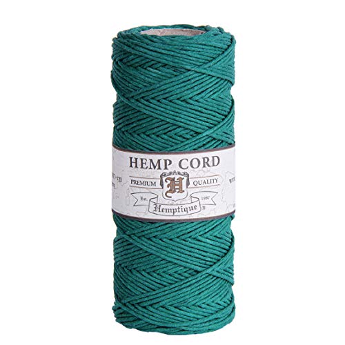 Hemp Cord Spool 20# 205'/Pkg-Green