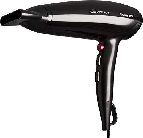 Taurus Alize Evolution 2200 - Asciugacapelli Da 2200 W Con Getto Di Aria Fredda, Nero