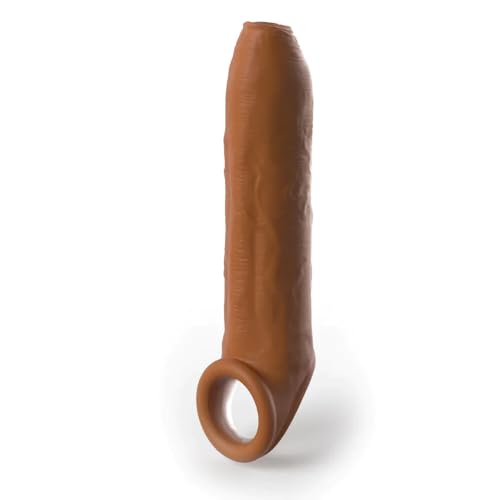 Fantasy X-Tensions Elite Uncut 7" Extension Sleeve W/Strap - Tan