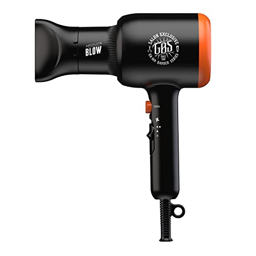 Gama Italy Professional Phon Professionale Da Uomo Absolute Blow - 2000 W Di Potenza, Compatto E Maneggevole, Ideale Per Lo Styling Di Barba E Capelli