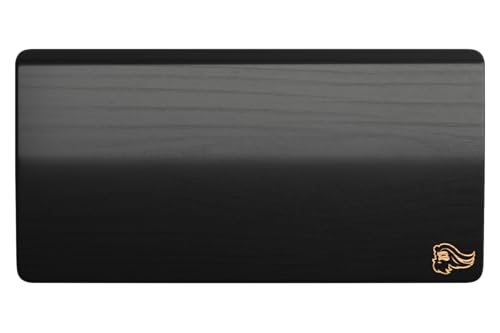Glorious Gaming Wooden Mouse Wrist Rest - Frassino Bianco, Venature Medio-Grandi, Liscio, Resiste A Oli E Sudore, Pulizia Facile, Base Gomma Antiscivo