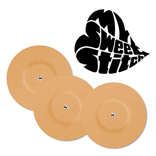 Mysweetstitch | Cerotti Per Sensore Freestyle Libre 1 & 2 Con Foro Di Ventilazione | Impermeabili, Traspiranti E Delicati Sulla Pelle | Rotondi | Este