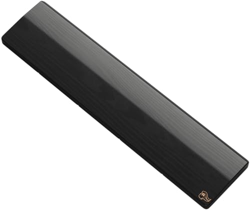 Glorious Gaming Wooden Keyboard Wrist Rest (Full-Size) - Frassino Bianco, Venature Medio-Grandi, Liscio, Resiste A Oli E Sudore, Pulizia Facile, Base