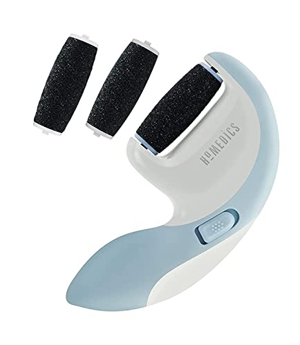 Homedics Ped-1200-Eu Pedicure Istantanea 3 In 1 - Levigatalloni In Grado Di Eliminare Calli E Duroni, 2 Velocità, 3 Rulli Inclusi