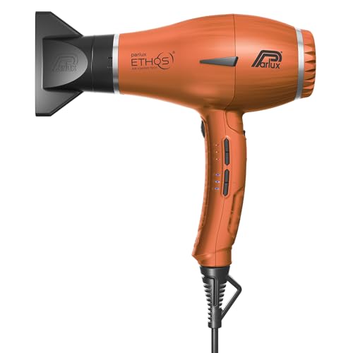 Parlux Ethos® Asciugacapelli Digitale Professionale Con Ioni Negativi, 9 Combinazioni Di Velocità E Temperatura, Cavo Girevole Brevettato, Potente E L