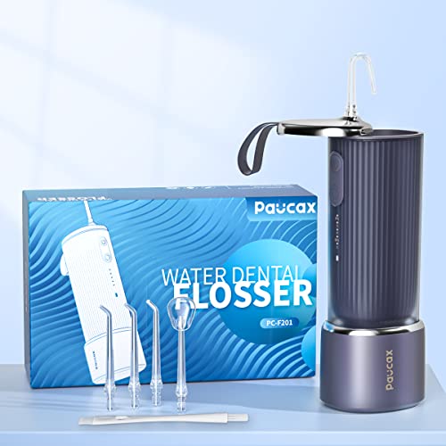 Idropulsore Dentale Portatile - Idropulsore Orale Profesional Con Modalità Autopulente, 4 Modalità E 5 Ugelli Usb Ricaricabile Ipx7 Impermeabile Per U