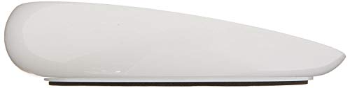 Sammons Preston Ivory Round Scoop Dish, Unbreakable 8" Scooper Bowl For Elderly, Disabled, & Handicapped, Plate With Non Skid Rubber Padded Bottom For