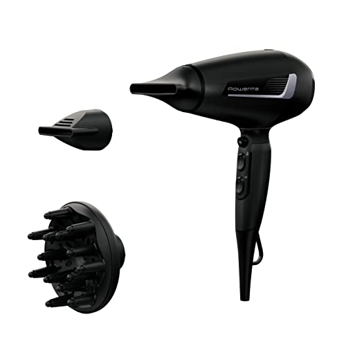 Rowenta Cv8825F0 Pro Expert, Asciugacapelli Con Tecnologia Ionica, Phon Per Capelli Con Motore Pro Ac 2100W, 2 Concentratori, 1 Diffusore Per Ricci De