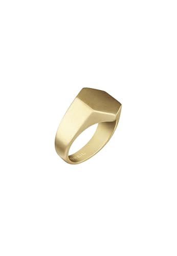 Breil Gioiello Collezione Kaleido, Anelli Da Uomo In Acciaio Colorato Colore Oro Misura 23 Con Senza Pietre - Tj3066