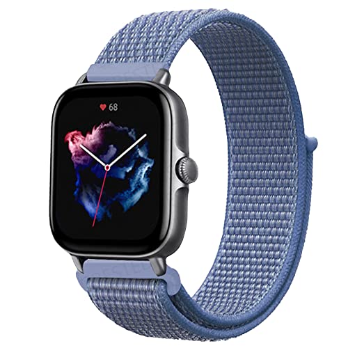 Niboow 20Mm Cinturino Per Amazfit Gtr Mini/Gts 4/Gts 3/Gts 4 Mini/Gts 2 Mini/Gts 2E/Gts 2/Gts/Gtr 42Mm, Uomini Donne Nylon Cinturino Per Amazfit Bip 3