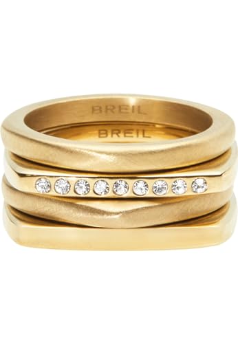 Breil - Anello New Tetra In Acciaio Per Donna (Eu 16)