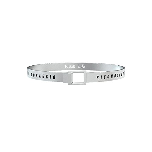 Bracciale In Acciaio 316L Con Scritta"Riconoscere Di Avere Paura."