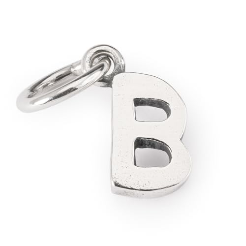 Trollbeads Ciondolo A Forma Di Lettera Per Braccialetto Catena Portachiavi Idea Regalo Argento Sterling Tagbe-20270 - Tagbe-20296, Misura Unica, Argen