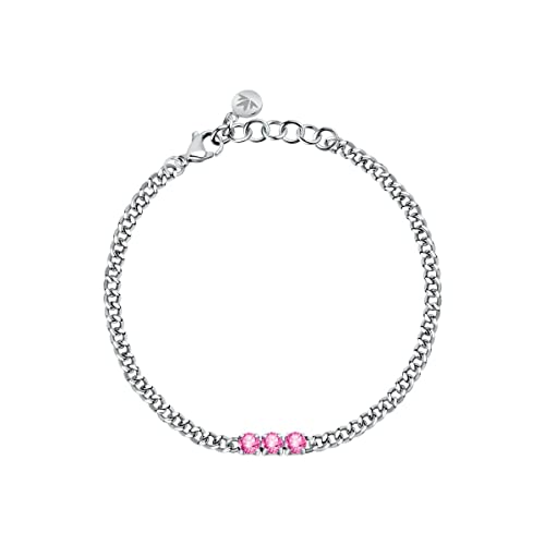 Morellato Poetica Bracciale Donna In Acciaio, Cristalli - Sauz13