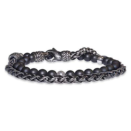Save Brave Pulsera Hombre Sbb-Nico 40 Cm, Misura Unica, Metallo Non Pregiato, Senza Gemstone