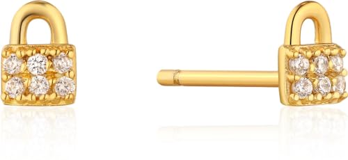 Ania Haie Orecchini Ear Studs Underlock & Key E032-03G Mid-38413 Marca, Única, Metallo Non Prezioso, Nessuna Pietra Preziosa