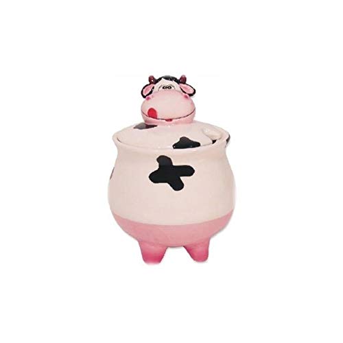 Di&Gi Zuccheriera Ceramica Mucca Con Tappo 3D