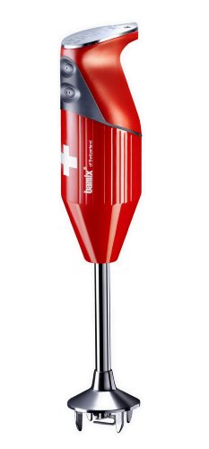 Bamix Bx Sl Rd Frullatore Ad Immersione, 200 W, 0.2 Litri, Acciaio Inox, Rosso