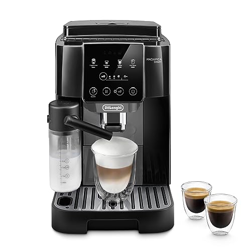 De'Longhi Magnifica Start Ecam222.60.Bg Macchina Da Caffè Automatica, Chicchi Macinati Al Momento, Caraffa Montalatte Automatica Per Cappuccini, 4 Bev