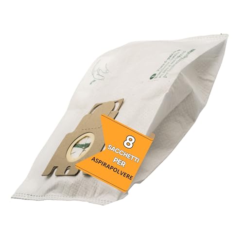 Elettrocasa - Sacchetti Aspirapolvere Per Hoover 8 Pezzi - Sacchetti Per Aspirapolvere Me4 In Tnt - Sacchi Aspirapolvere Per Pulizia Casa