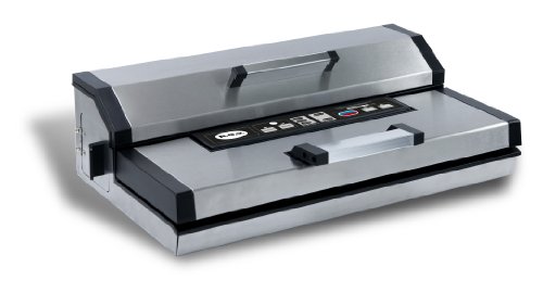 Rgv Fresh Quality Sv 300 Macchina Sottovuoto Automatica, Doppia Saldatura, Larghezza Massima Sacchetti 30Cm, Acciaio Inossidabile, Silver