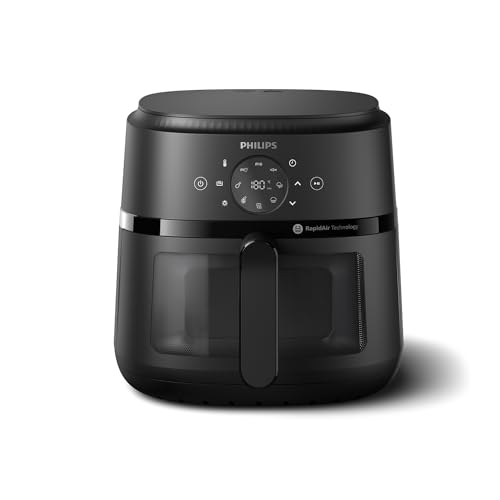 Philips Airfryer Serie 2000 6,2L - Potenza 1700W, Finestra Di Cottura, Tecnologia Rapidair, Touchscreen Digitale, 13 Modalità Di Cottura, Fino Al 90%