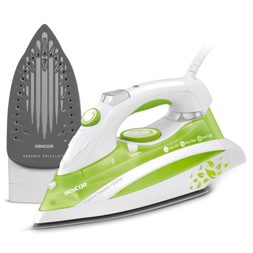 Sencor Ssi 8440 Ferro Da Stiro A Vapore, 2200 W, 0 Decibel, Ceramica, Verde (Grün)