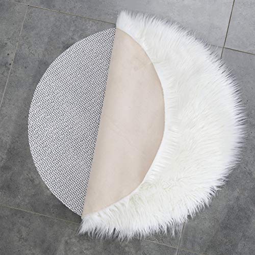Teppich Wölkchen Tappeto Soffice Di Pelliccia Finta Di Coniglio - Decorazione Da Salotto - Tappeto Di Pelliccia Lavabile Come Tappetino Da Letto - 180