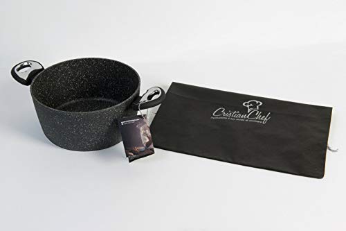 Casseruola Per Induzione 2 Manici Antiaderente Cristian Chef Dimensione A Scelta Dima (28 Cm)