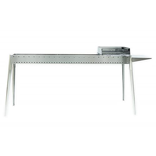 Lisa Cuoci Arrosticini A Carbone 160 Cm Con Barbecue Luxury Miami Grill 1200+400