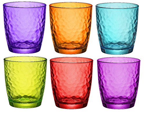 Bormioli Rocco Palatina Multicolor Bicchiere 32 Cl Set 6 Pz