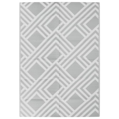 Vidaxl Tappeto Da Esterno Grigio 140X200 Cm In Pp