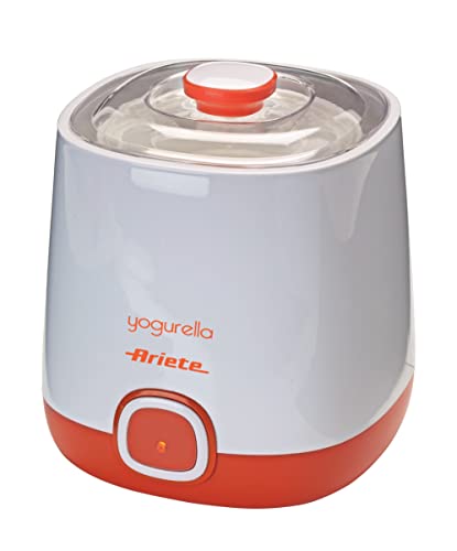 Ariete 621 Yogurella - Yogurtiera Per Preparare Yogurt Classico E Yogurt Greco - 2 Contenitori - Potenza 20W - Accessorio Per Yogurt Greco