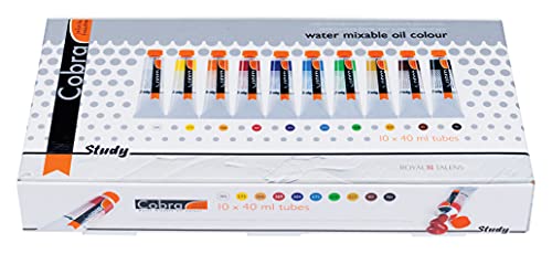 10X40Ml Cobra Studiare Set Di Studenti Qualità Watermixable Oli