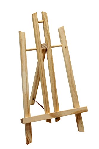 Cavalletto Da Tavolo O Da Esposizione, Altezza 40 Cm, In Legno Massiccio, Pieghevole E Salvaspazio, Supporto Per Quadri E Oggetti Decorativi, Cavallet