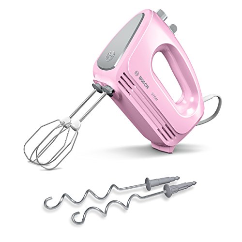 Bosch Hausgeräte Clever Mixx Fun Sbattitore Manuale, 375 W, Plastica, 4 Velocità, Rosa
