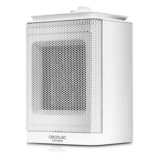 Cecotec Riscaldatore Da Bagno In Ceramica Ready Warm 6150 Ceramica Rotate Style Oscillante, 1500 W, Termostato Regolabile, 3 Modalità, Protezione Da S