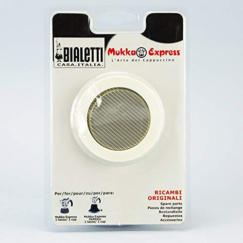 Bialetti Guarnizione E Filtro Per Caffettiera Mukka 1 Tazza