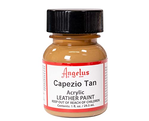 Angelus In Pelle Di Vernice 1 Oz Capezio Tan