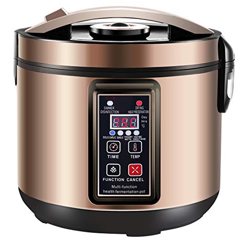 Mlgb 6L Yogurt Maker, Fermentatore Di Aglio Nero, Macchina Di Kimchi, Produttore Di Vino Di Riso Dolce Completamente Automatico, Produttore Di Natto