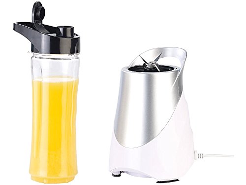 Rosenstein & Söhne Frullatori Da Tavolo - Shaker: Robot Da Cucina 2In1 Con Tazza Per Frullato, 300 Watt, 600 Ml (Scuotere Mixer, Miscelatore Universal