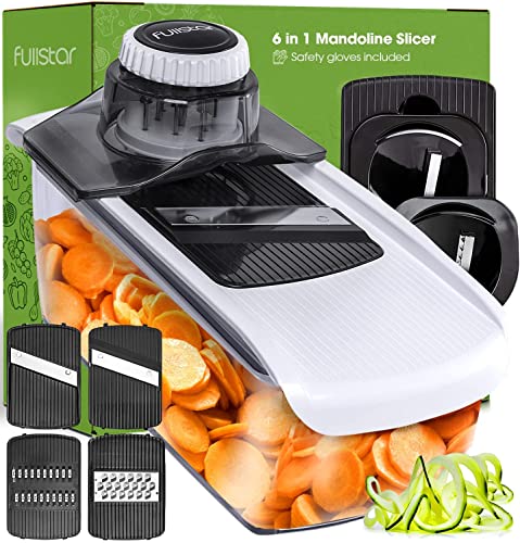 Mandolina Per Verdure Affetta Verdure - Mandolina Professionale Taglia Verdure Affettatrice Manuale - Julienne Grattugia Tagliaverdure Patate Zucchine