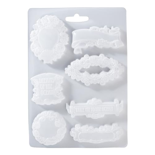 Stamperia, Songs Of The Sea Soft Mould A5 Labels