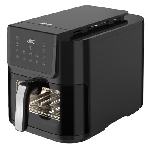 Ardes - Arfrya08Lv Friggitrice Ad Aria 8 Litri Extra Profonda Friggisana Infinity - Tecnologia Rapid Air Fryer - Display Touch, Finestra E Luce Intern