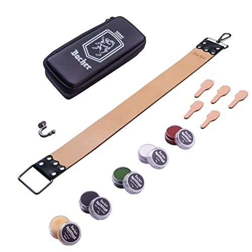 Bacher Coramella Per Affilatura Di Rasoio A Mano Libera (Regular: 56.5X5 Cm) - Accessori Per Affilando Rasoi E Custodia