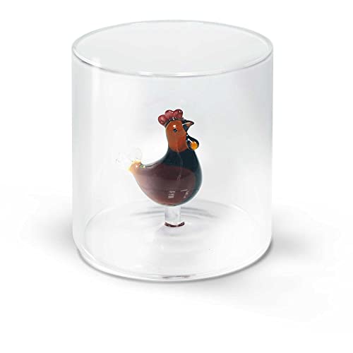 Wd Lifestyle Tumbler Borosilicato Linea Monterey Dec. Gallina