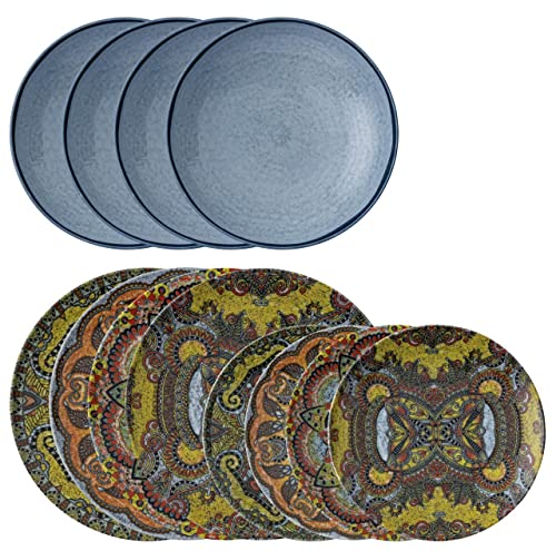 Set Piatti In Porcellana 12 Pz. Mod. Mandala Arthur Krupp