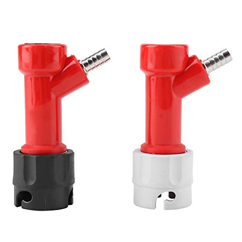 2 Pcs 1/4 "Attacco Per Blocco Tallone Corny Keg Fitting Part Gas Liquido Set Di Disconnessioni Rapide Kit Dell'Accoppiatore Del Connettore Home Brewin