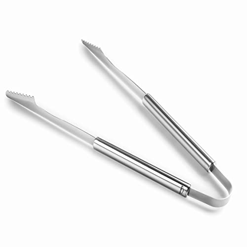 Lacor - 60265 - Morsetto Per Barbecue, Acciaio Inossidabile, Impugnatura Ergonomica, Lavabile In Lavastoviglie, 43,5 Cm, Acciaio Inossidabile